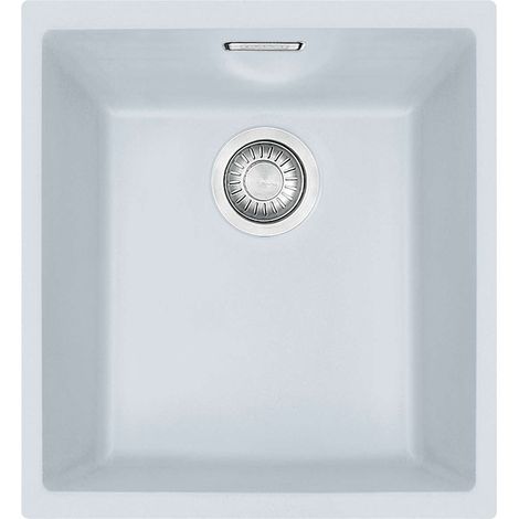 Franke Sirius - Fregadero de tectonice SID 110-34, 37x44 cm, blanco 125.0363.784 (1/2)