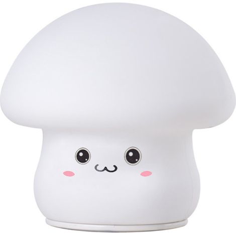 Lampe champignon USB, veilleuse LED pour enfants avec revêtement en silicone, lampe de chevet avec télécommande