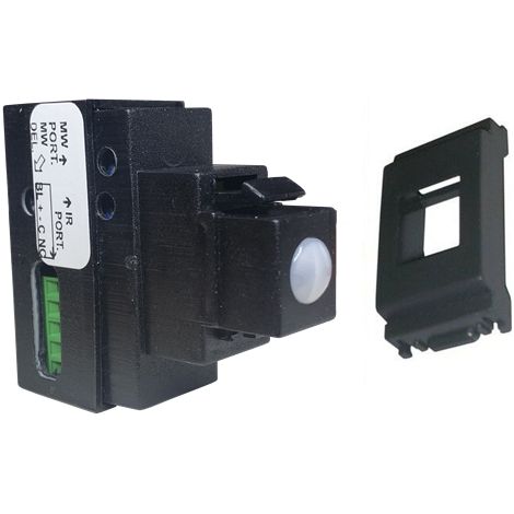 Sirsen a doppia tecnologia filare universale compatibile Vimar Idea grigia scuro - DT-KEY PLANA G