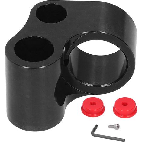 Adaptateur de levier de vitesse court à 5 vitesses, douille de Base adaptée à la transmission manuelle IMPREZA/WRX/LEGACY/FORESTER XT, noir (1/5)