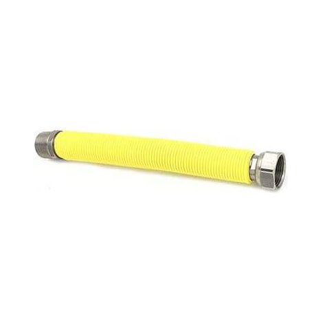TUYAU FLEXIBLE EN ACIER INOXYDABLE RACCORD EN ACIER REVÊTU 130 / 220 mm Taille : 1/2