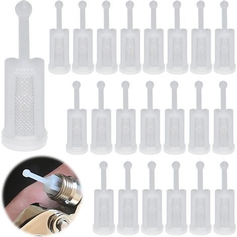 50 Pieces Gravity Feed Spray Filters Universal Gravity Feed Spray Guns Paint Strainer for Spray Gun Disposable Gravity Feed Spray Gun Filter (1/5)