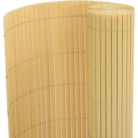 Maison Exclusive - Gartenzaun Doppelseitig 110x400 cm Gelb (1/5)