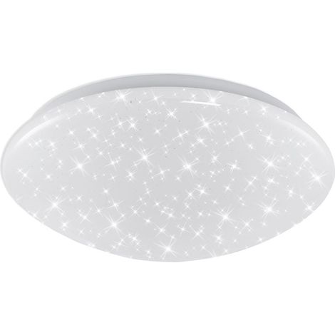 LED Deckenleuchte Sternenhimmel IP44 12 W weiß Metall-Kunststoff Briloner