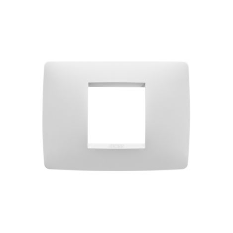 PLAQUE ONE 2P BLANC SATIN GEWISS GW16102VW (1/2)