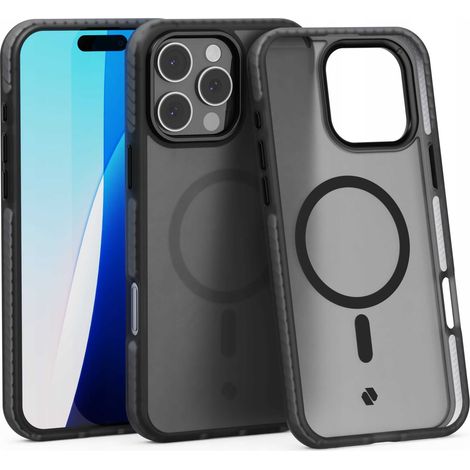 Coque Spacecase Hybrid Fusion Mag pour iPhone 16 Pro Max noire (1/5)