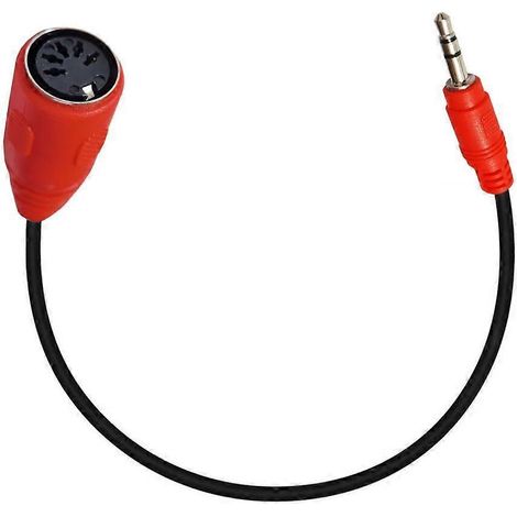 Câble de connexion flexible DIN 5 broches vers TRS mâle 3,5 mm pour équipement (1/4)