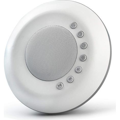 Machine à bruit blanc, 28 sons naturels apaisants, 32 niveaux de volume, 3 fonctions de minuterie et de mémoire, batterie rechargeable, idéale pour endormir bébés, enfants et adultes. (1/4)