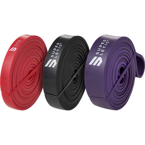 Uros Powerbands 3er-Set Fitnessband Loop 100 % Latex