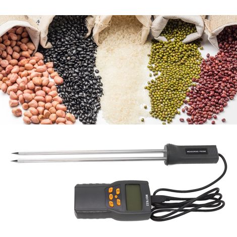 Analyseur De Humidité Pour Céréales - Appareil De Mesure Précis Et Fiable Pour L'agriculture Et Le Stockage Des Grains - Livré Sans Batterie -KZQ (1/5)