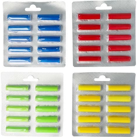 40x Parfums Bâtonnets pour aspirateur par ex. compatible avec AEG, Miele, Vorwerk, Bosch - Désodorisant forêt, rose, océan/marin, citron (1/5)