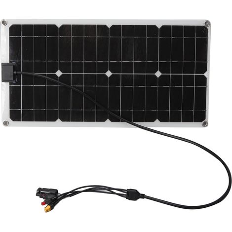 100W Panneau Solaire XT60 DC Connecteur Étanche Chargeur de Batterie Solaire Carte de Charge pour Extérieur.