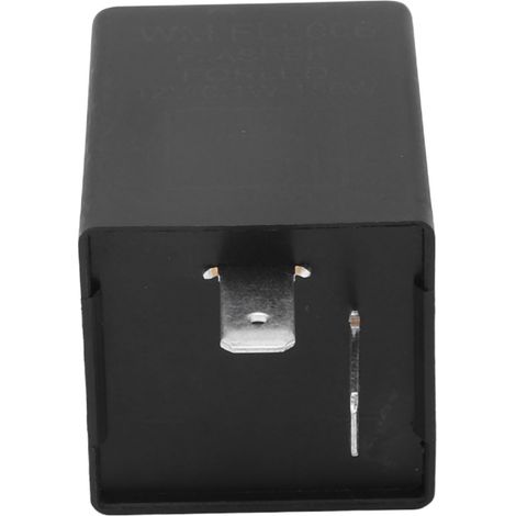 Relais clignotant ABS 12V stable pour moto et auto, module flash facile à installer, fiabilité optimale. (1/5)