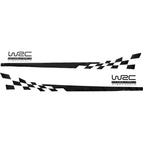 Adhesivo de PVC para carrocería de coche - Gráfico adhesivo de 200x25 cm, negro - 2 unidades (78,7x9,8 pulgadas) - Universal e impermeable (1/5)