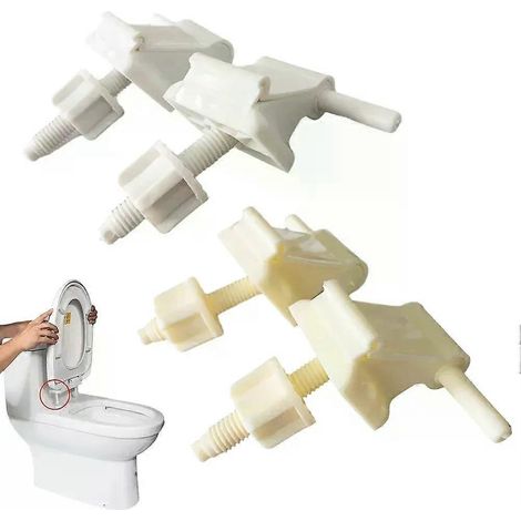Eeatop WC S-Sitz Drehdämpfer Hydraulischer Soft-Close Drehdämpfer Scharnier WC S-Sitz Scharnier Ersatzset Badezimmerzubehör (1/4)