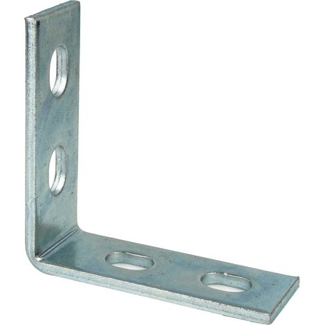tecuro Montagewinkel 90° abgewinkelt, für Montageschiene Typ 38/40, Stahl verzinkt (1/3)
