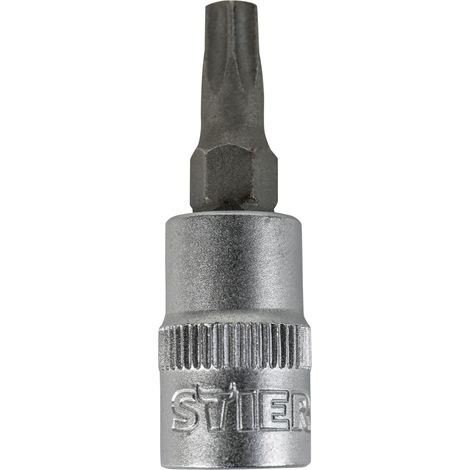 STIER Torx-Bit-Steckschlüsseleinsatz 1/4'', TX 20, Schraubendreher-Einsatz, Bit-Einsatz, Stecknuss (1/3)