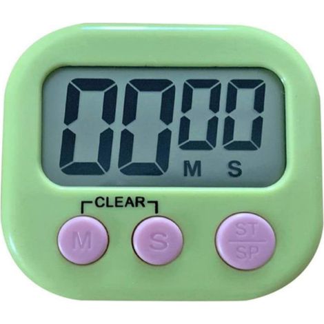 Minuteur électronique de cuisine en forme de cochon et de poulet (avec piles) - 1 minuteur de cuisine/pâtisserie - Réveil/rappel - Accessoires de cuisine 05 (1/3)