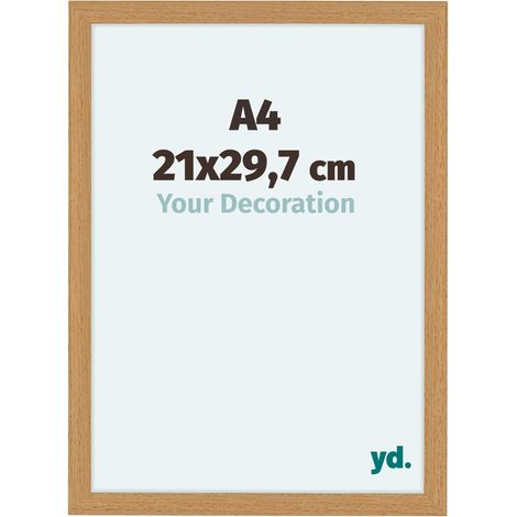 yd. - Cadre photo A4 21x29.7 - Hetre - MDF - Como (1/5)