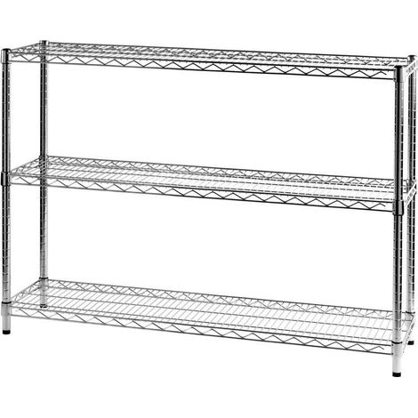 Archimede étagère métallique etagère 3 tablettes cm 36 x 121 x h. 90 cuisine salle de bains garage placard