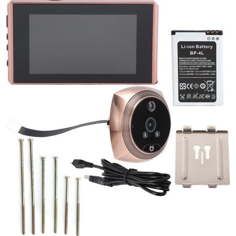 Visiophone Numérique 4300E avec Écran LCD 4,5 Pouces, Vision Nocturne, 2 Millions de Pixels pour Porte (1/5)