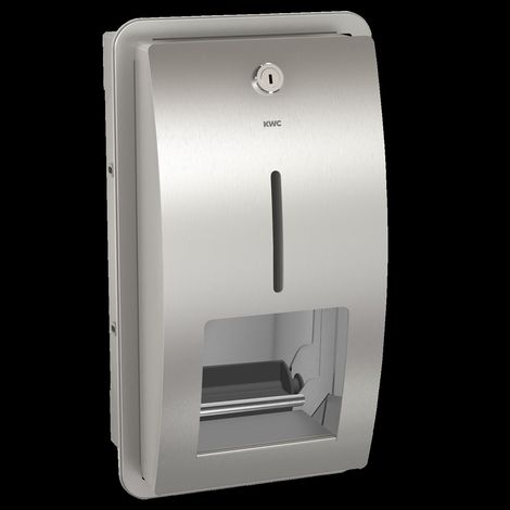 KWC Wc-doppelrollenhalter, STRATOS, Edst, UP, 183x331x142 mm, Spindelsystem (1/2)