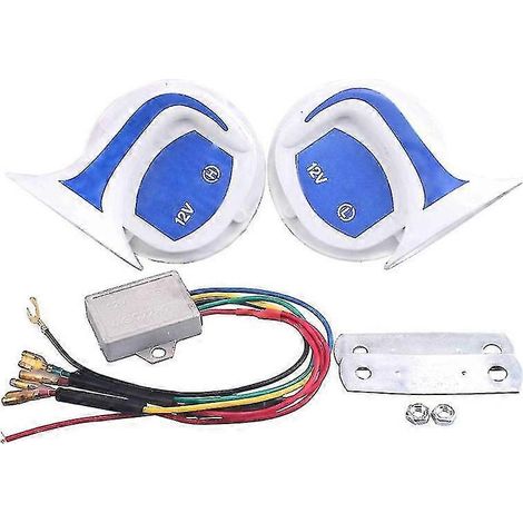 Klaxon puissant 115 dB, alarme 12 V pour véhicule, bateau, voiture, moto, fourgonnette, camion, sirène. (1/5)