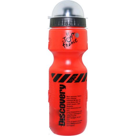 650-ml-Reisebecher (rot), Plastikwasserflasche für Tee und Getränke (1/5)