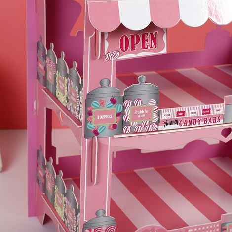 Dreistöckiger Cupcake-Ständer aus Papier, Cupcake-Turm aus Pappe, Dessert-Cupcake-Ständer, Einweg-Kuchenständer für Geburtstagsfeiern (1/5)