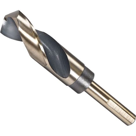 Réduit Tige Torsion Perceuse Mèches, 25mm Coupe Bord, Titanium Nitrure Revêtu Haute Vitesse Acier 4341 Applications pour Inox Acier Perçage Machine (1/5)
