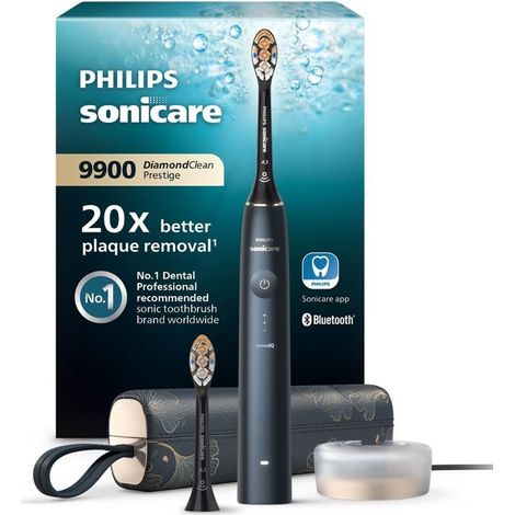 Cepillo de dientes eléctrico Philips HX9992/42 DiamondClean Prestige 9900 Azul noche (1/5)
