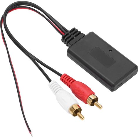 Adaptateur Bluetooth RCA pour autoradio stéréo 2RCA, câble audio AUX sans fil pour Kenwood et Clarion (1/5)