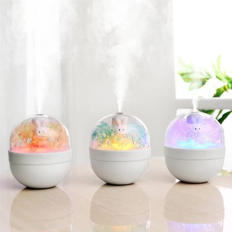 TrAdE Shop Traesio - Sweet Rabbit Diffusore Umidificatore Aria A Ultrasuoni Aroma Usb Con Lampada Rgb - (1/5)