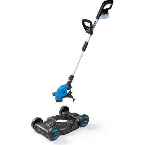 Coupe-Bordures sans Fil 3-en-1 18V avec Plate-Forme de Conduite, Tondeuse à Gazon sans Fil, Coupe-Bordures et Coupe-Herbe pour l'entretien du Jardin et de la pelouse, sans Batterie (1/5)
