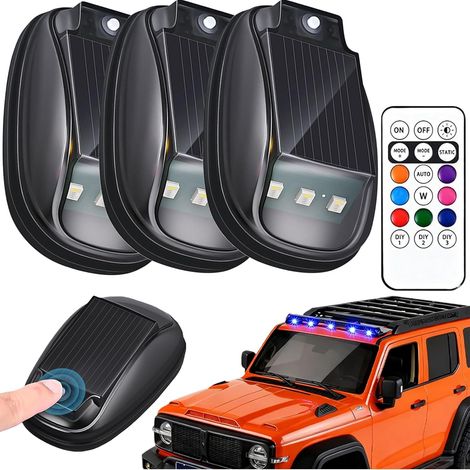 Feu stroboscopique Solaire RGB for Toit de Voiture avec (1/5)