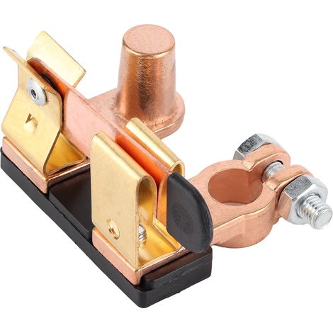 Interrupteur de batterie 12V 250A, coupe-circuit à borne supérieure, isolateur à lame pour bateau, voiture, camping-car et camion (1/5)