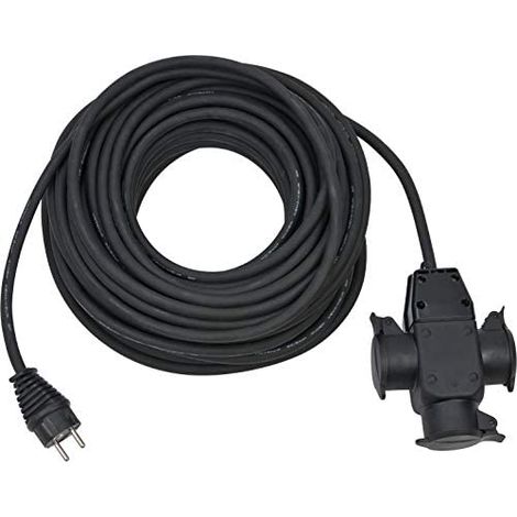 Brennenstuhl 1167820301 Alimentazione Prolunga Nero 25.00 m H05RN-F 3G 1,5 mm² (1/3)