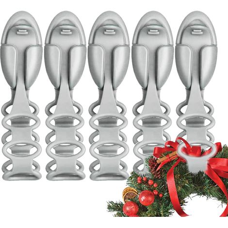 CCYKXA (Schwarz) Tischdeckenbeschwerer, 8 herzförmige Tischdeckenclips, Tischdeckenbeschwerer mit Clips, Tischdeckenbefestigungen für den Außenbereich, für Gärten, Partys, Picknicks (1/5)