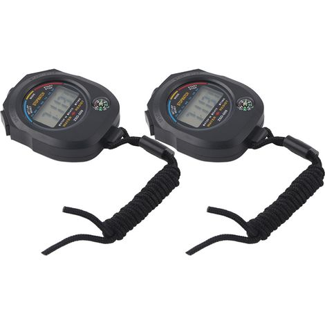 Stück multifunktionale digitale LCD-Handstoppuhren für Sport/Laufen/Rennen/Schwimmen