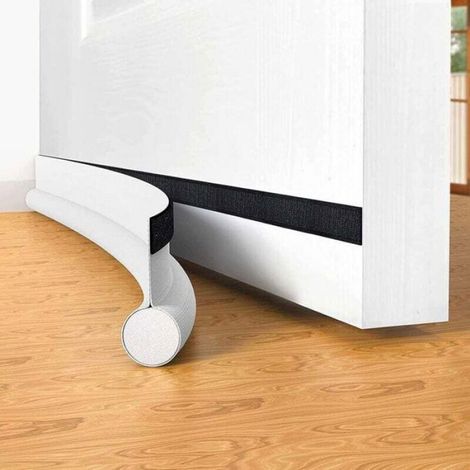 1 Joint de porte, coupe-froid en cuir, isolant phonique, anti-insectes, pour intérieur et extérieur (1/3)
