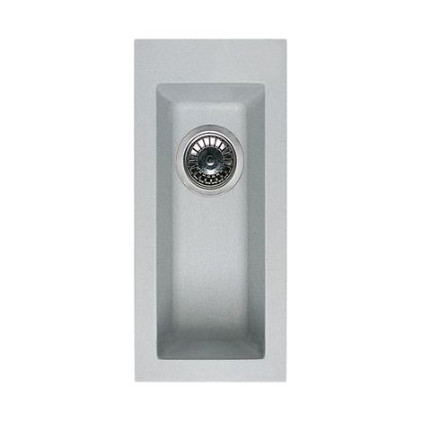 Lavello Elleci Incasso 1 vasca 20x44 Quadra 50 Sottotop Granitek Avena LGQ05051BSO (1/3)