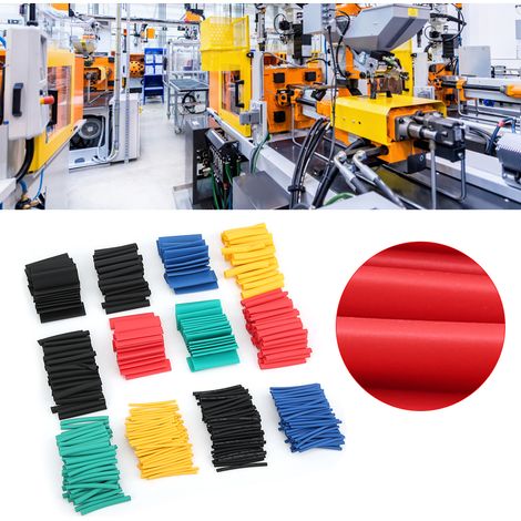 Lot de 530 gaines thermorétractables pour câbles écologiques - Gaines enroulées (1/5)