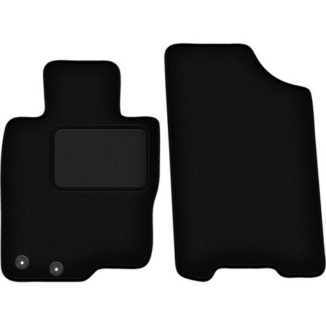 Tapis en velours noir pour Nissan Navara IV pick-up (2014-) (1/5)