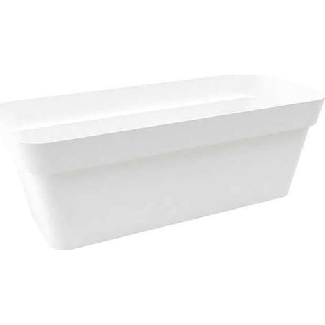 Vase à Cassette Blanc 49 x 16,9 x 13,7 cm Intérieur/extérieur (1/3)