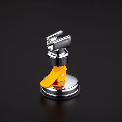 AGE Support de douche à main remplaçable, support de douche à ventouse rotatif à 360 °, grand support de douche à ventouse à adsorption (1 jaune) (1/5)