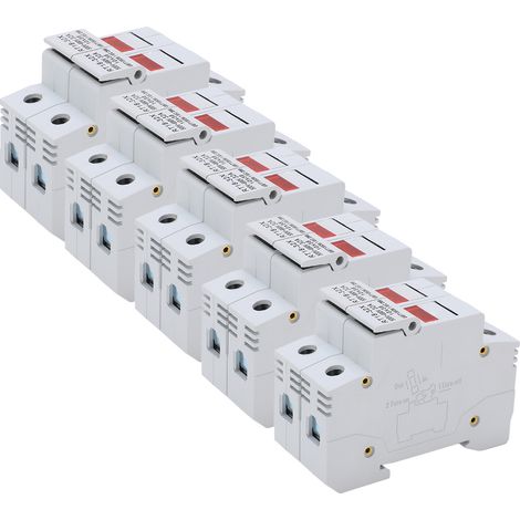 Porte-fusible miniature sur rail RT18-32X (avec indicateur LED) Accessoires électriques 32 A 500-690 V 2P (1/5)