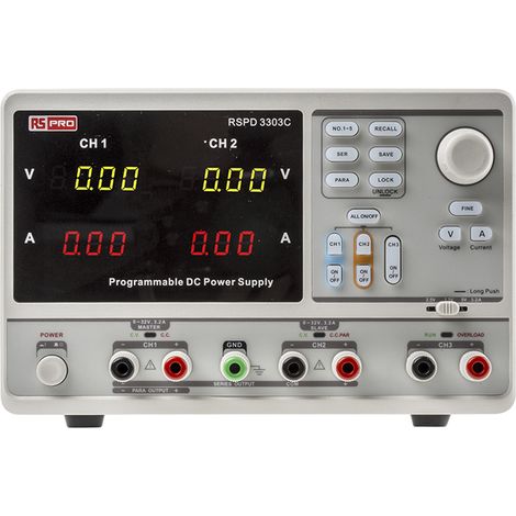Alimentation de laboratoire, 0  32V, 3.2A, 3 sorties 220W ( Prix pour 1 ) (1/3)