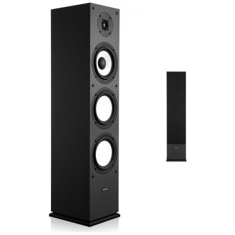 Passiv Standlautsprecher, 2-Wege-System mit 2,54 cm Hochtöner, 16,51 cm Tieftöner, 200 W Spitzenleistung, 70 Hz–20 kHz Frequenzgang, robustes MDF-Gehäuse, für Home-Audio, Einzeln (1/5)