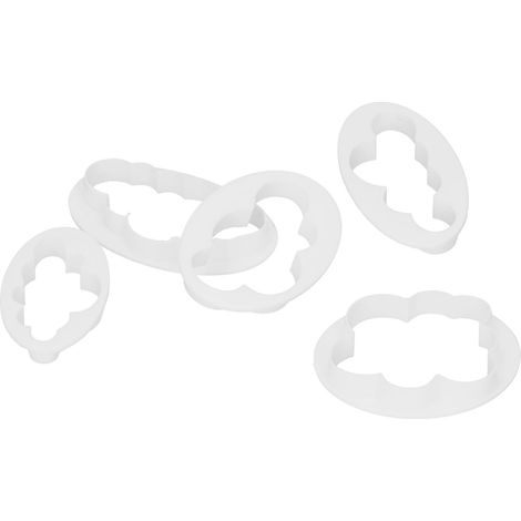 5 moules à gâteaux, emporte-pièces pour biscuits, moules à fondant et outils de décoration DIY (1/5)