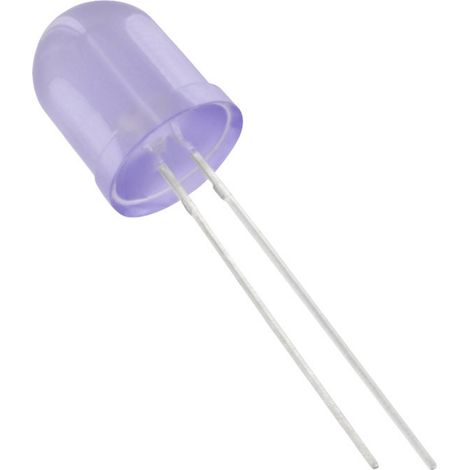 TRU COMPONENTS 1577365 LED bedrahtet Blau Rund 10 mm 1750 mcd 50 ° 20 mA (1/2)